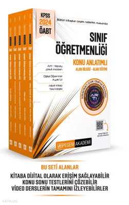 2024 KPSS ÖABT Sınıf Öğretmenliği Konu Anlatımlı Set (5 Kitap) Kolekti