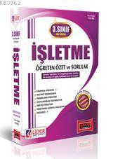 3. Sınıf Güz Dönemi İşletme 2015 Öğreten Özet ve Sorular Kolektif