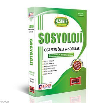 4. Sınıf Bahar Dönemi Sosyoloji 2015 Öğreten Özet ve Sorular Kolektif