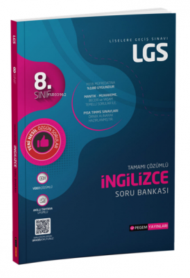 8. Sınıf LGS Tamamı Çözümlü İngilizce Soru Bankası Kolektif