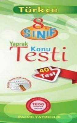 8.Sınıf Türkçe Yaprak Konu Testi (40 Test)