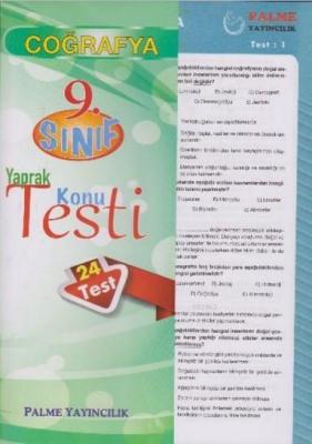 9. Sınıf Coğrafya Yaprak Testi