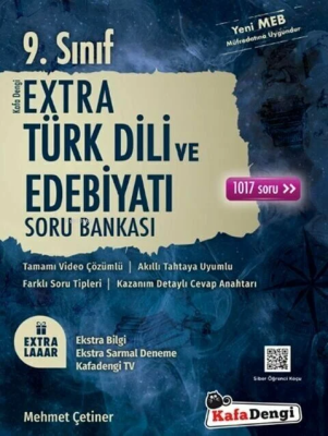 9.Sınıf Extra Türk Dili ve Edebiyatı Soru Bankası (Tümü Video Çözümlü)