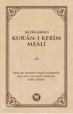 Açıklamalı Kur'an-ı Kerim Meali