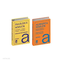 Almanca-Türkçe Sözlük ve İngilizce-Türkçe Sözlük (2 Kitap Set Biala Kapak)