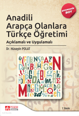 Anadili Arapça Olanlara Türkçe Öğretimi (Ekonomik Boy)