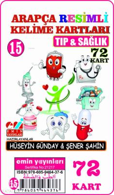 Arapça 15.Tıp ve Sağlık / Resimli Kelime Kartları 72-Kart