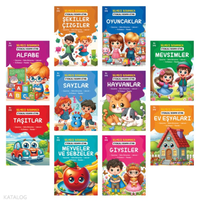 Bilmece Boyamaca ( 10 Kitap Takım )