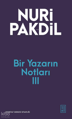 Bir Yazarın Notları 3