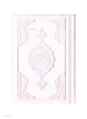 Büyük Cep Boy Termo Deri Kuran-ı Kerim (Toz Pembe, Mühürlü)