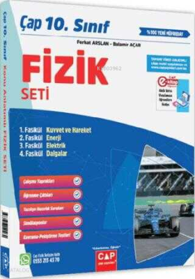 Çap Yayınları 10. Sınıf Fizik Seti