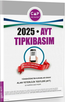Çap Yayınları 2025 AYT Tıpkı Basım Kolektif