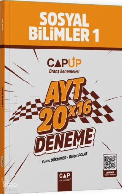Çap Yayınları AYT Sosyal Bilimler 1 20 X 16 Up Deneme Kolektif