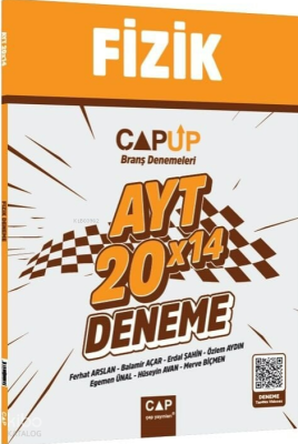 Çap Yayınları YKS AYT Fizik 20x14 UP Deneme Çözümlü Kolektif