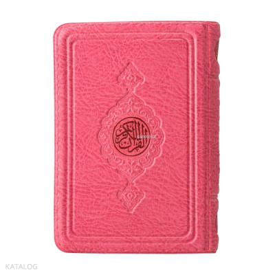 Cep Boy Kur'an-ı Kerim (Pembe, Kılıflı, Mühürlü)