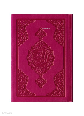 Cep Boy Termo Deri Kuran-ı Kerim (Fuşya Pembe, Mühürlü)