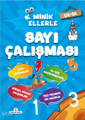 Çiz - Sil Minik Ellerle Sayı Çalışması Kolektif