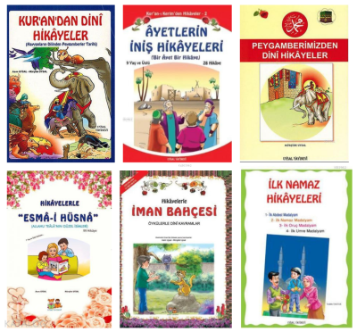 Çocuklar İçin Dini Hikayeler Seti (6 Kitap) Asım Uysal
