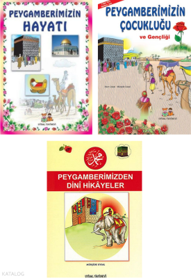 Çocuklar İçin Peygamberimizin Hayatı ve Hikayeleri (3 Kitap) Asım Uysa
