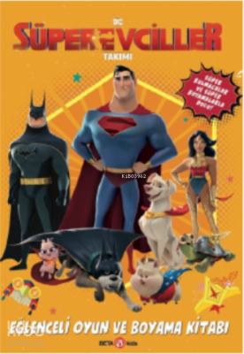 Dc Süper Evciller Takımı – Eğlenceli Oyun Ve Boyama Kitabı Rachel Chle