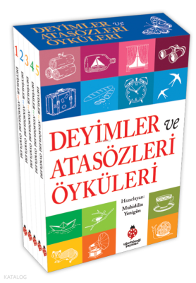 Deyimler ve Atasözleri Öyküleri (5 Kitap) Muhiddin Yenigün