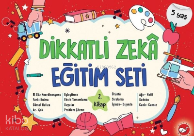 Dikkatli Zeka Eğitim Seti 5 Yaş - 2.Kitap Kolektif