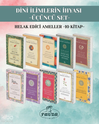 Dini İlimlerin İhyası  - Üçüncü Set ;Helak Edici Ameller (10 kitap)