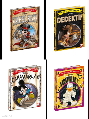 Disney Fantastik Maceralar Serisi 4 Kitap Kolektif
