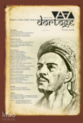 Dörtöğe Felsefe Ve Bilim Tarihi Yazıları Hakemli Dergi; Yıl 9 Sayı 18