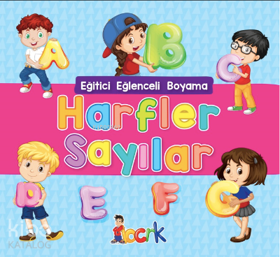 Eğitici Eğlenceli Boyama Harfler Sayılar
