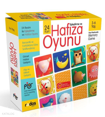 Eşleştirme Ve Hafıza Oyunu (3-6 Yaş)