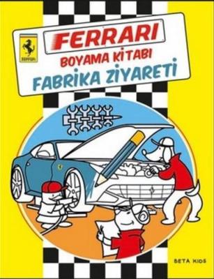 Ferrari Boyama Kitabı Fabrika Ziyareti Kolektif