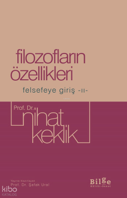 Filozofların Özellikleri Felsefeye Giriş II