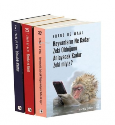 Frans de Waal Seti 3 Kitap Takım - Hediyeli