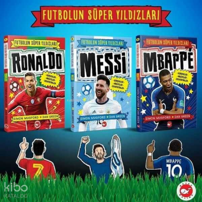 Futbolun Süper Yıldızları Seti - (3 Kitap) - (Futbolun Süper Yıldızlar
