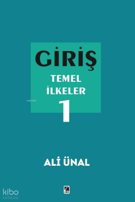 Giriş Temel İlkeler 1 Ali Ünal