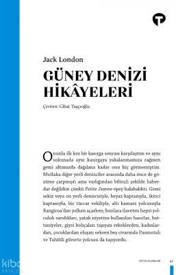 Güney Denizi Hikâyeleri Jack London
