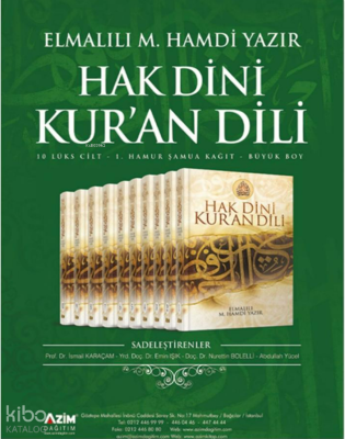 Hak Dini Kur'an Dili (Ciltli);10 Lüks Cilt