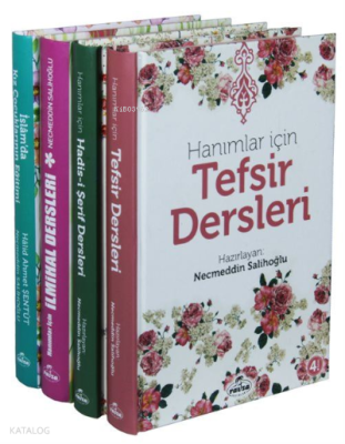 Hanımlara Tefsir, Hadis, İlmihal Eğitim Seti 4 Kitap Necmeddin Salihoğ