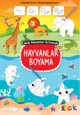 Hayvalar Boyama;Minik Ressam İş Başında