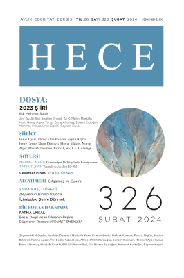 Hece Öykü Sayı: 326;Aylık Edebiyat Dergisi Kolektif
