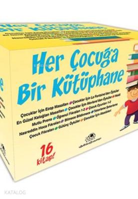 Her Çocuğa Bir Kütüphane Seti (16 Kitap)