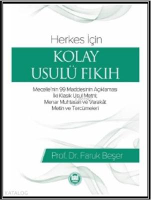 Herkes İçin Kolay Usulü Fıkıh
