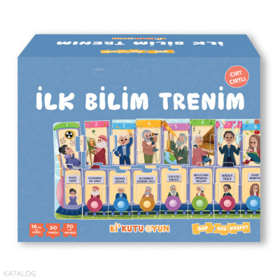İlk Bilim Trenim - Cırt Cırtlı Yapboz ve Kitap Seti