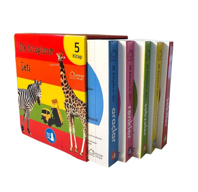 İlk Kitaplarım Seti 5 Kitap;Şekiller – Araçlar – Sebzeler – Renkler – 