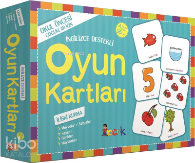 İngilizce Destekli Oyun Kartları İlişki Kurma