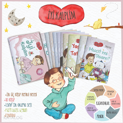 İyi Kalplim 10 Kitap Takım Yusuf Asal