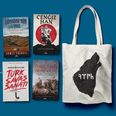 Kadim Türkler Seti (4 Kitap-Bez Çanta Hediyeli)