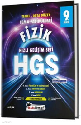 Kafa Dengi Yayınları 9. Sınıf Fizik HGS Tema Fasikülleri