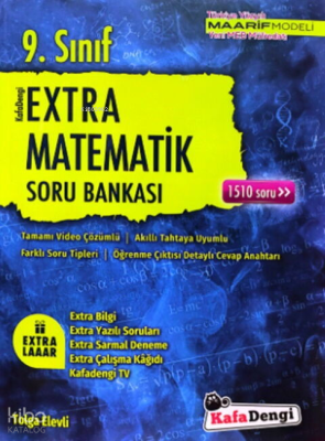 Kafa Dengi Yayınları 9. Sınıf Matematik Extra Soru Bankası